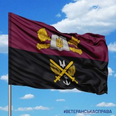 Прапор НУОУ та Командно-штабний інститут застосування військ (сил)